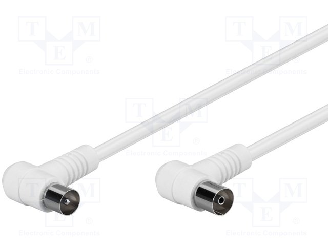 AC-3C2V-AA-0150-WH.jpg 11520-CABLE COAXIAL ANTENNA 75R DOUBLE SHIELDED 1.5M WHITE - Image 1