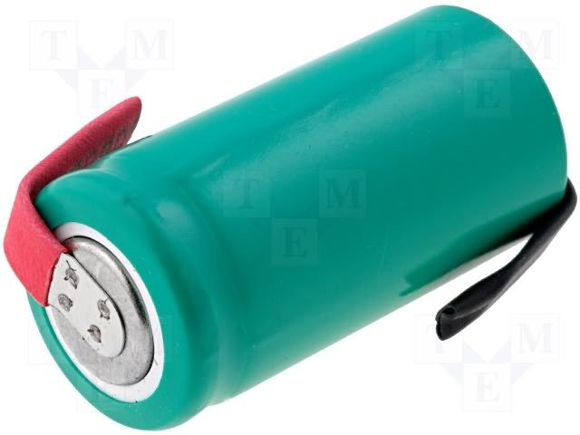 ACCU-2-3R6-L6.jpg Re-battery NI-MH 2/3AA 650MA WITH TACK - Image 1