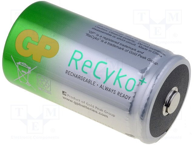ACCU-R20-5700.jpg R20 Ni-MH 1.2V 5700mA READY-TO USED Re-battery - Image 1