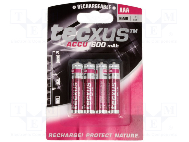 ACCU-R3-600HT.jpg AAA R3 Ni-MH 1.2V 600mAh RE-BATTERY - Image 1