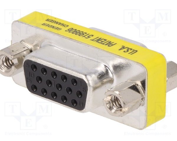 D-Sub 15pin Female adapter both sides