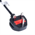 AKYGA AK-AG-03A Power Cable, UK Type G to IEC C7, 1.5 m, Black - Image 2