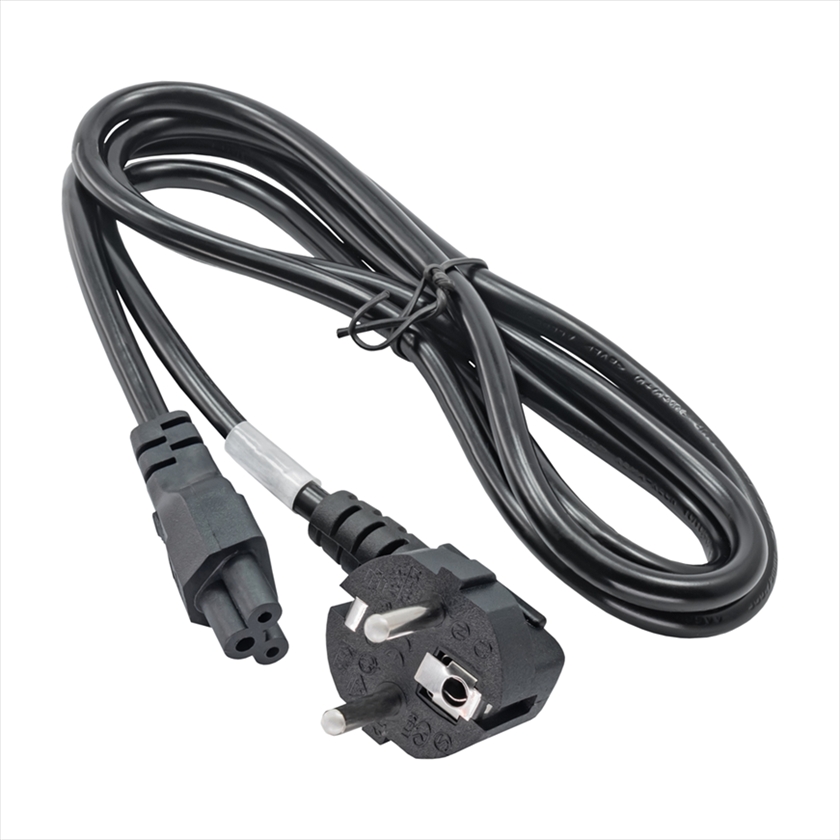 AK-NB-01C.jpg AKYGA AK-NB-01C Power Cable, CEE 7/7 to IEC C5, 1.5 m, Black - Image 1