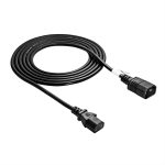 AKYGA AK-PC-07A Power Cable, IEC C14 to IEC C13, 3 m, Black