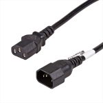 AKYGA AK-PC-11A Power Cable, IEC C14 to IEC C13, 5 m, Black - Image 2