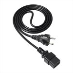 AKYGA AK-UP-01 Power Cable, CEE 7/7 to IEC C19, 1.8 m, Black