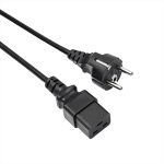 AKYGA AK-UP-01 Power Cable, CEE 7/7 to IEC C19, 1.8 m, Black - Image 2