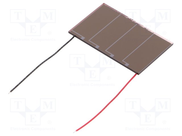 AM-1454CA.jpg Photovoltaic cell 2.4V indoor 41.6x26.3x1.1mm - Image 1