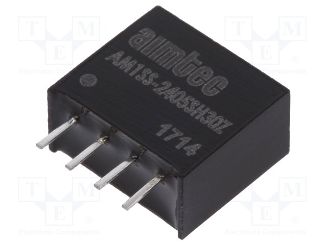 AM1SS-2405SH30Z.jpg DC/DC CONVERTER 1W UIN 21.6-26.4V LOUT 200MA - Image 1
