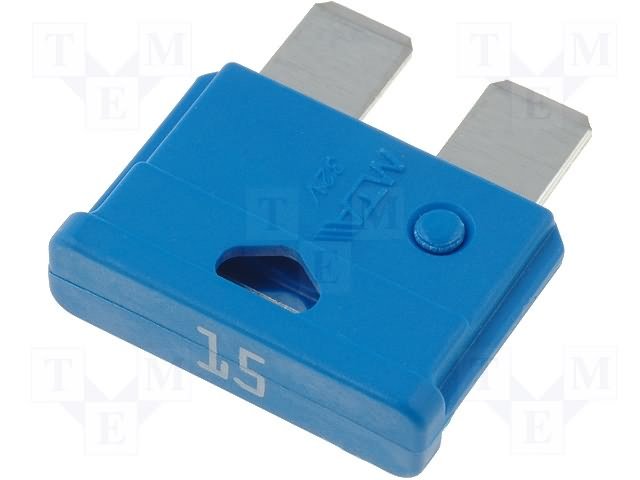 AMF-15A-10P.jpg CAR FUSE 15A 19mm X10PCS - Image 1
