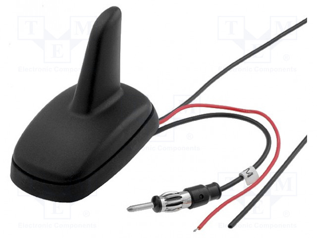 ANT.S02.01.jpg Antenna SHARK AM,FM,GPS DIN,cables 12VDC Kind: RG174 - Image 1