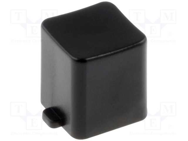 AP22800-SX2.jpg Button rectangular black BS800 x2pcs - Image 1