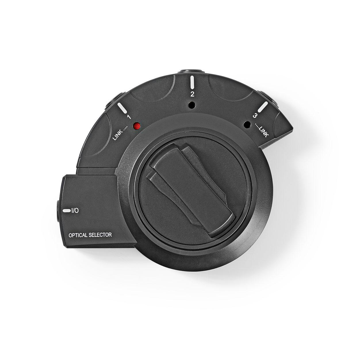ASWI2503BK.jpg Digital Audio Switch 3x TosLink Female - TosLink Female Black - Image 1
