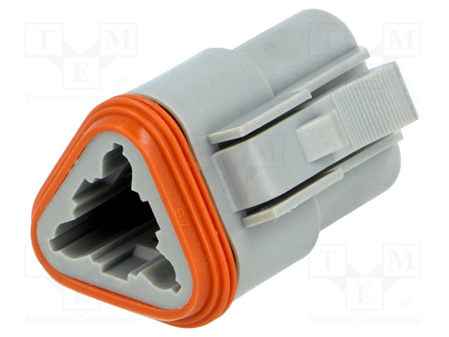AT06-3S.jpg Connector wire-wire AT plug female PIN: 3 IP67 - Image 1