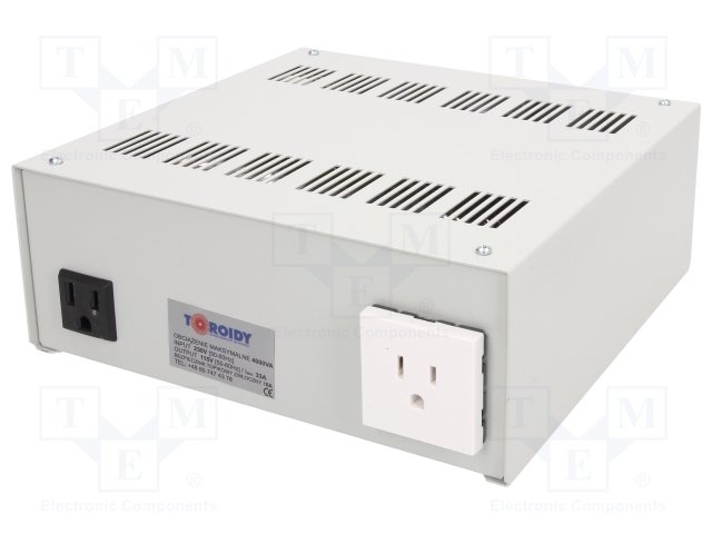 ATS800VA-U.jpg Autotransformer 230VAC Power:800VA Usec.1:110V - Image 1