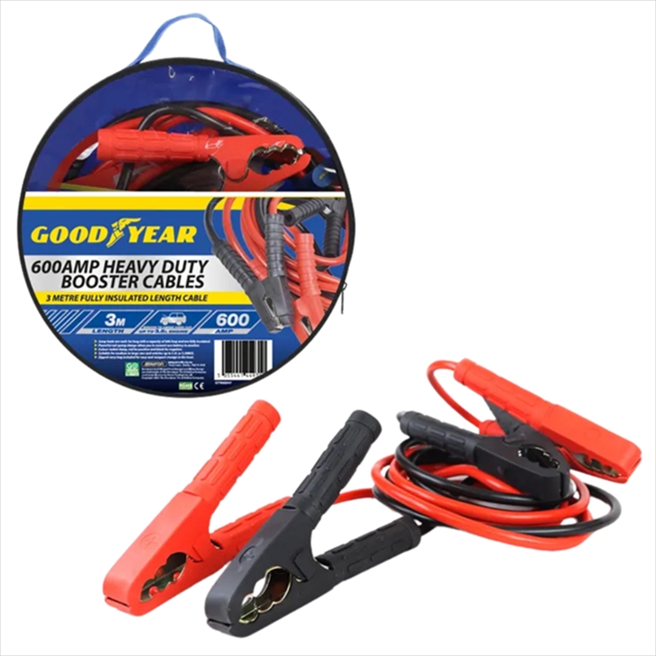 AVR-900047.jpg BOOSTER CABLES 3m 600AMP GOODYEAR - Image 1