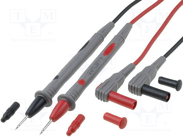 AX-TLP-001T.jpg Test lead PVC 1.2m 10A red and black 2x test lead - Image 1