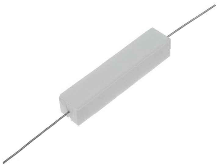 AX15-5R1.jpg 15W 5.1R CEMENT WIRE-WOUND RESISTOR THT - Image 1