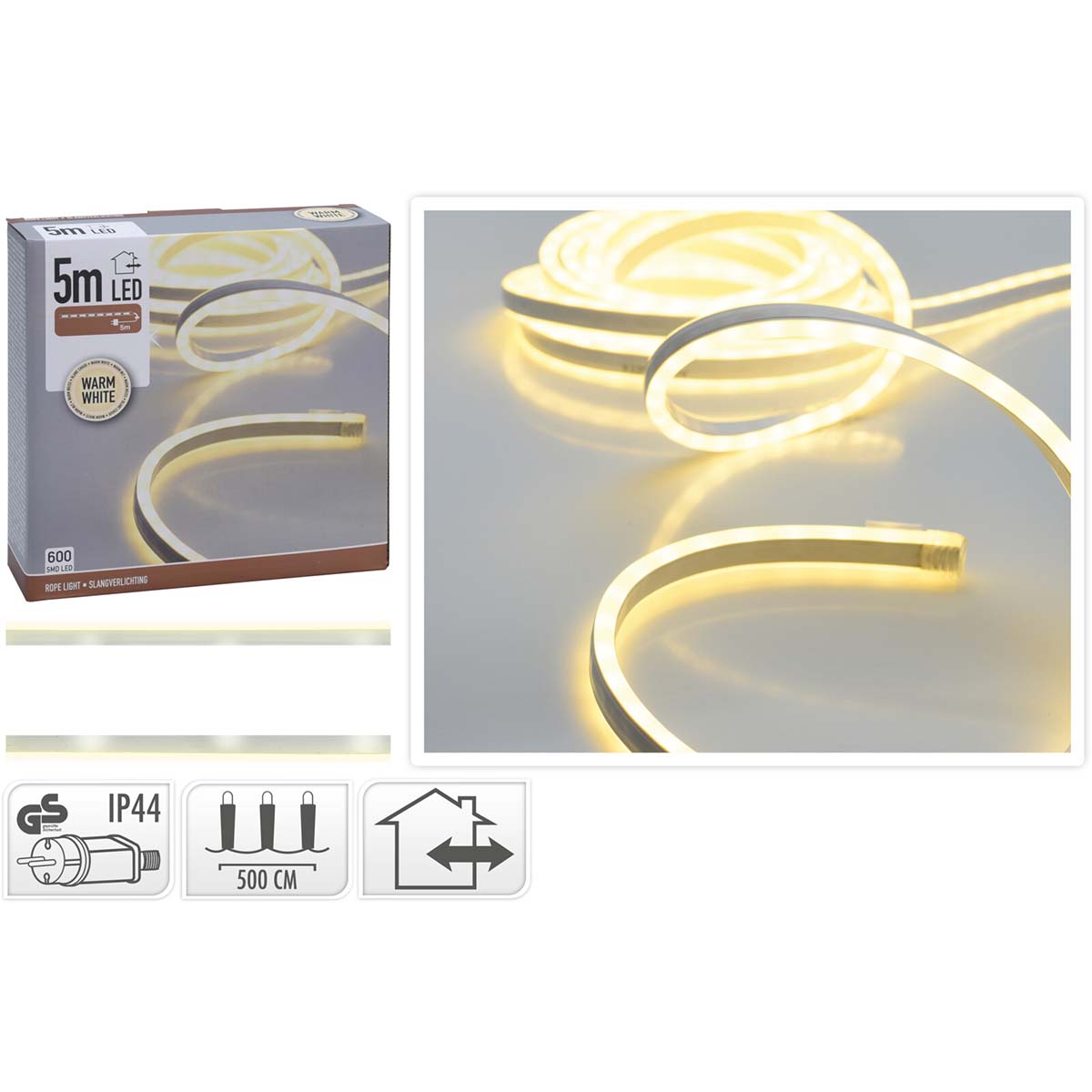 AXS301210.jpg ROPE LIGHT 5MTR SMD LED WW - Image 1