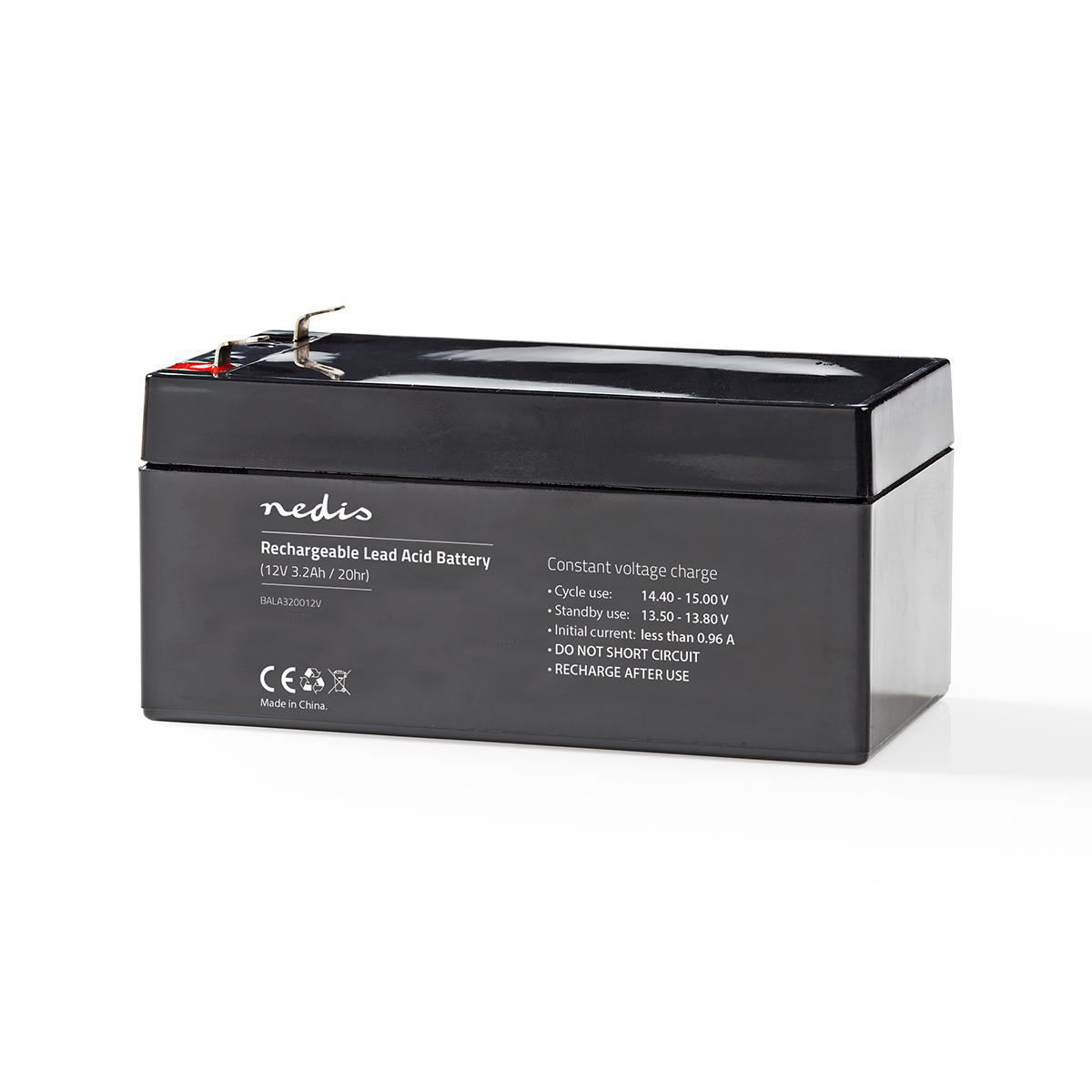 BALA320012V.jpg 12V 3.2A Rechargeable Lead-Acid Battery - Image 1