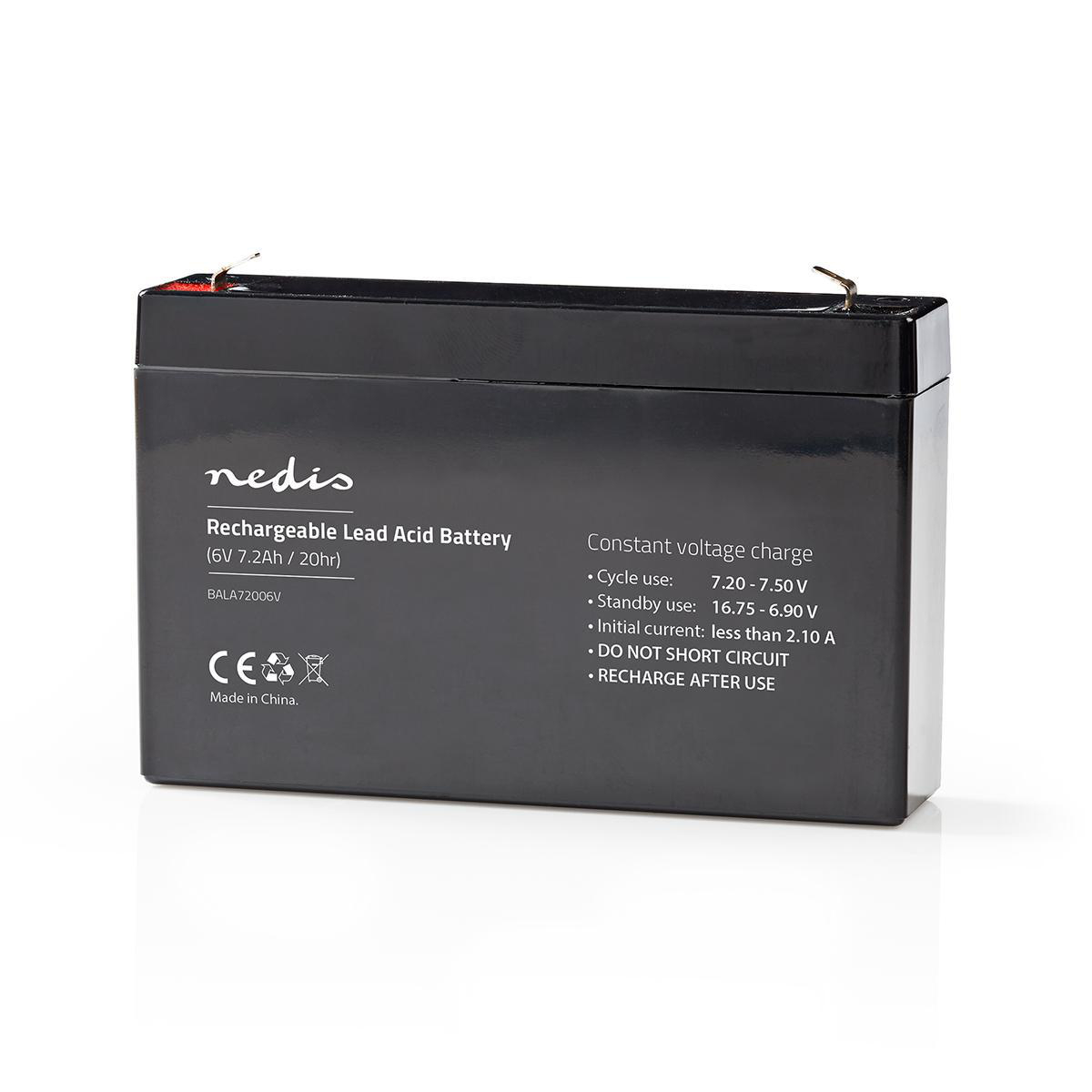 BALA72006V.jpg 6V 7.2A Rech. Lead-Acid Battery 151 x 34 x 95 mm DR - Image 1