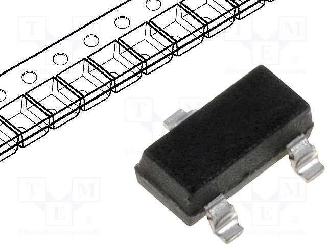 BAT54-DIOX2.jpg BAT54 diote 30V 0.2A X2pcs - Image 1