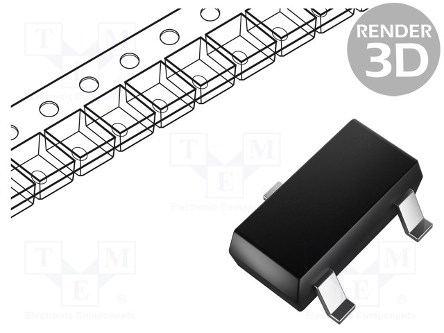 BAV70-DIOX2.jpg BAV70 SMD 100V 0.215A-1,25V X2P - Image 1