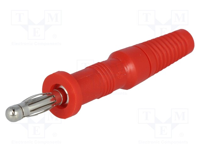 BC-020-RX2.jpg BANANA PLUG 4mm 10A RED X2P - Image 1