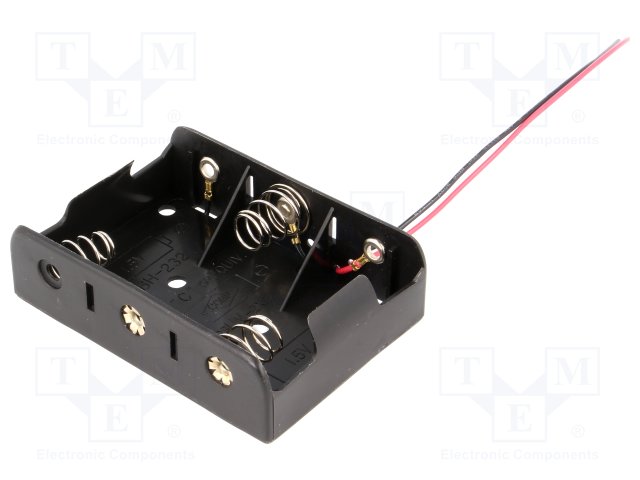 BH-232A.jpg Battery holder C,R14 Batt.no:3 with cable - Image 1