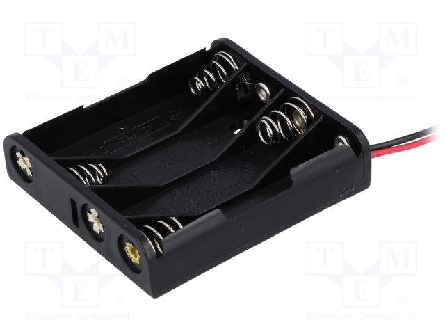 BH-441A.jpg Batt. Holder AAA R3 Batt.no:4 with cables - Image 1