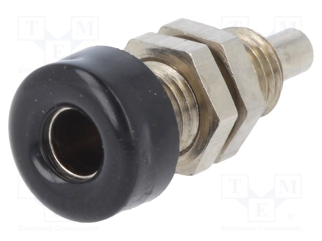 BU403NI-SWX2.jpg BANANA SOCKET 4MM 70VDC BLACK X2P - Image 1