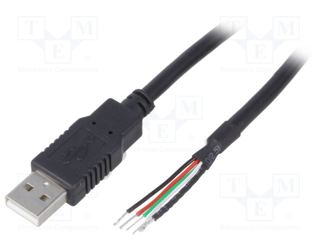 CAB-USB-A-1.5.jpg USB2.0 CABLE A PLUG TO WIRE LENTH 1.5M - Image 1