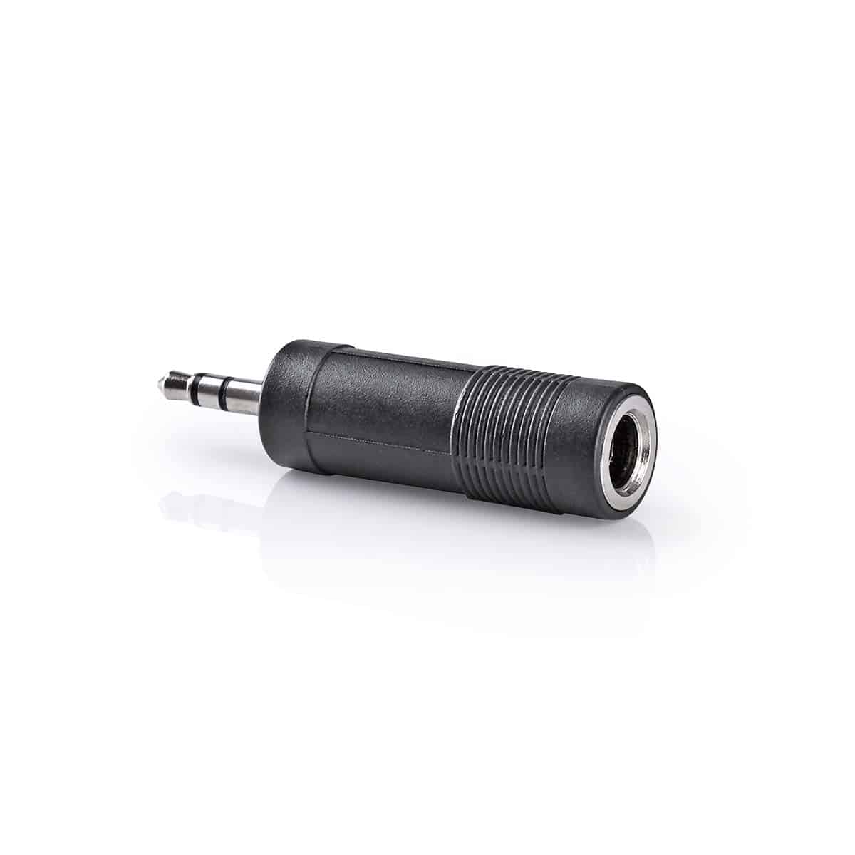 CAGB22935BK.jpg Stereo Audio Adapter 3.5 mm Male - 6.35 mm Female Black - Image 1