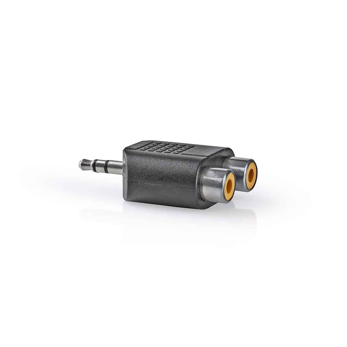 CAGB22940BK.jpg Stereo Audio Adapter 3.5 mm Male - 2x RCA Female Black - Image 1