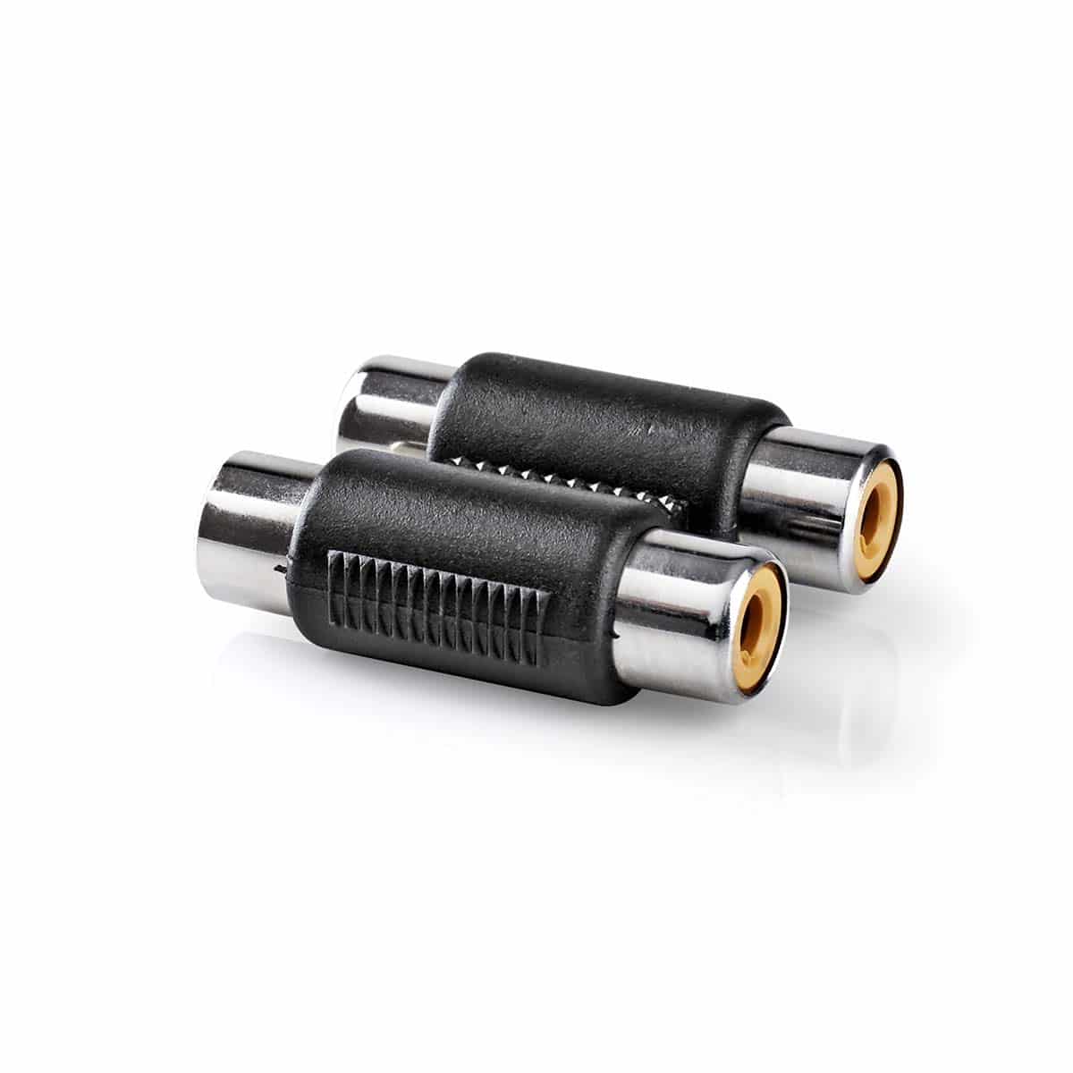 CAGB24952BK.jpg Stereo Audio Adapter 2x RCA Female - 2x RCA Female Black - Image 1