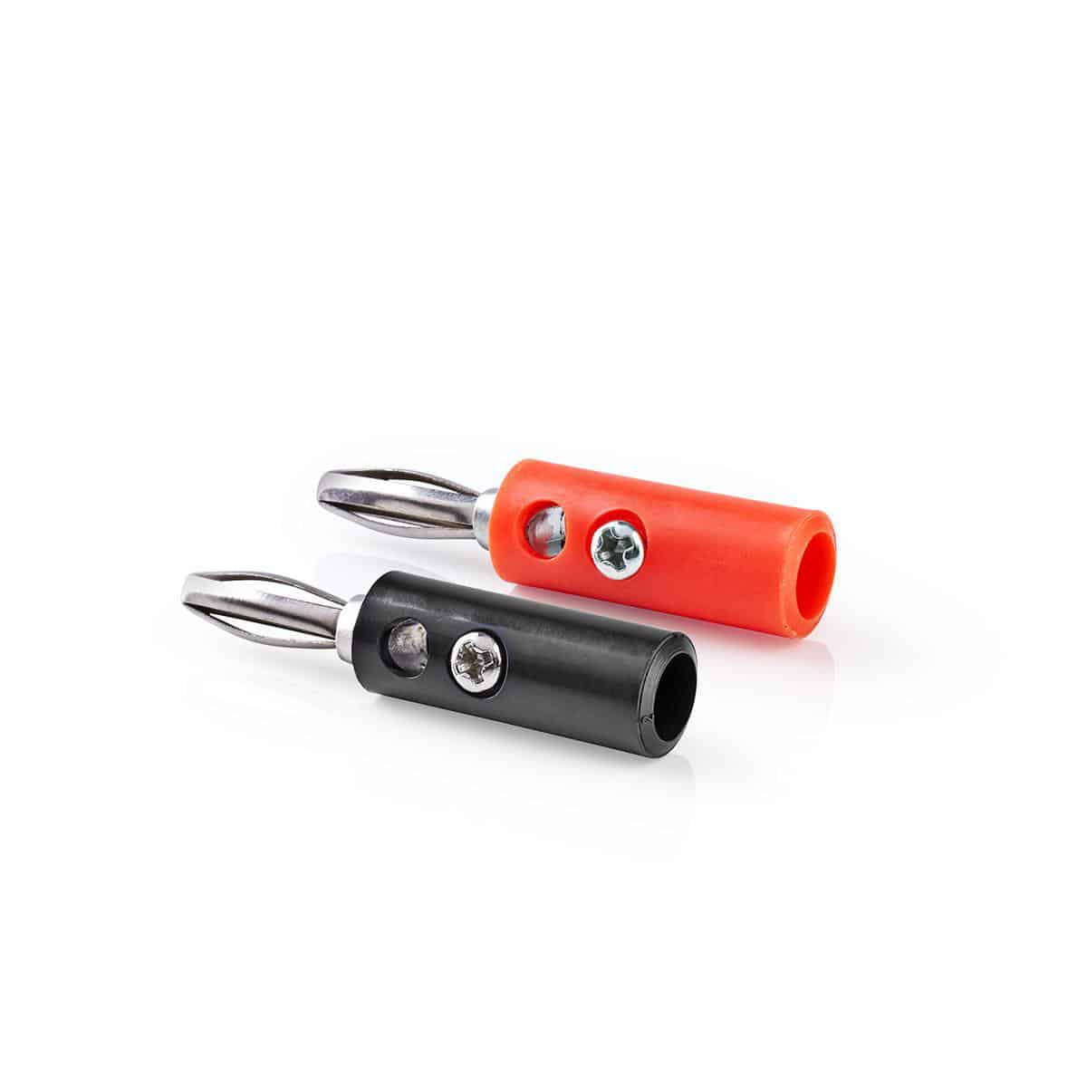 CAGB26900VA.jpg BANANA CONNECTOR 4PCS RED/BLK - Image 1