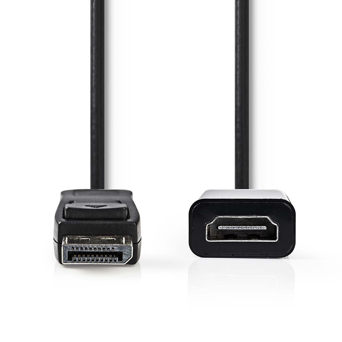 CCGB37150BK02.jpg DisplayPort Cable Male - HDMI Female 0.2 m Black - Image 1