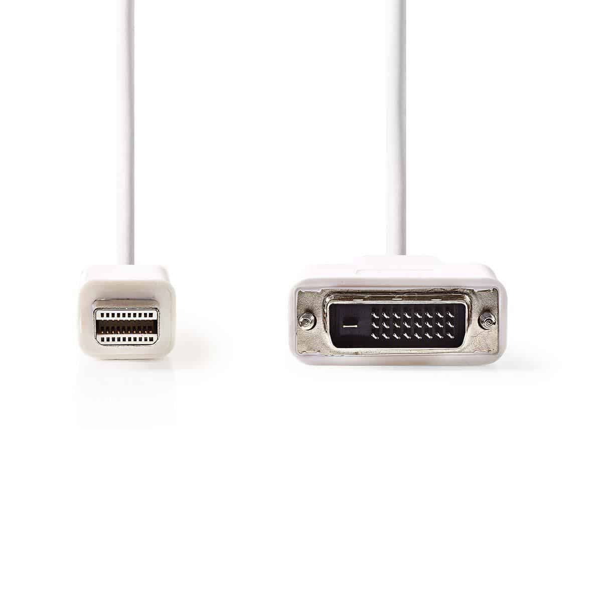 CCGP37700WT20.jpg Mini DisplayPort - DVI Cable Mini DisplayPort Male - DVI-D 24+1-Pin Male 2m White - Image 1