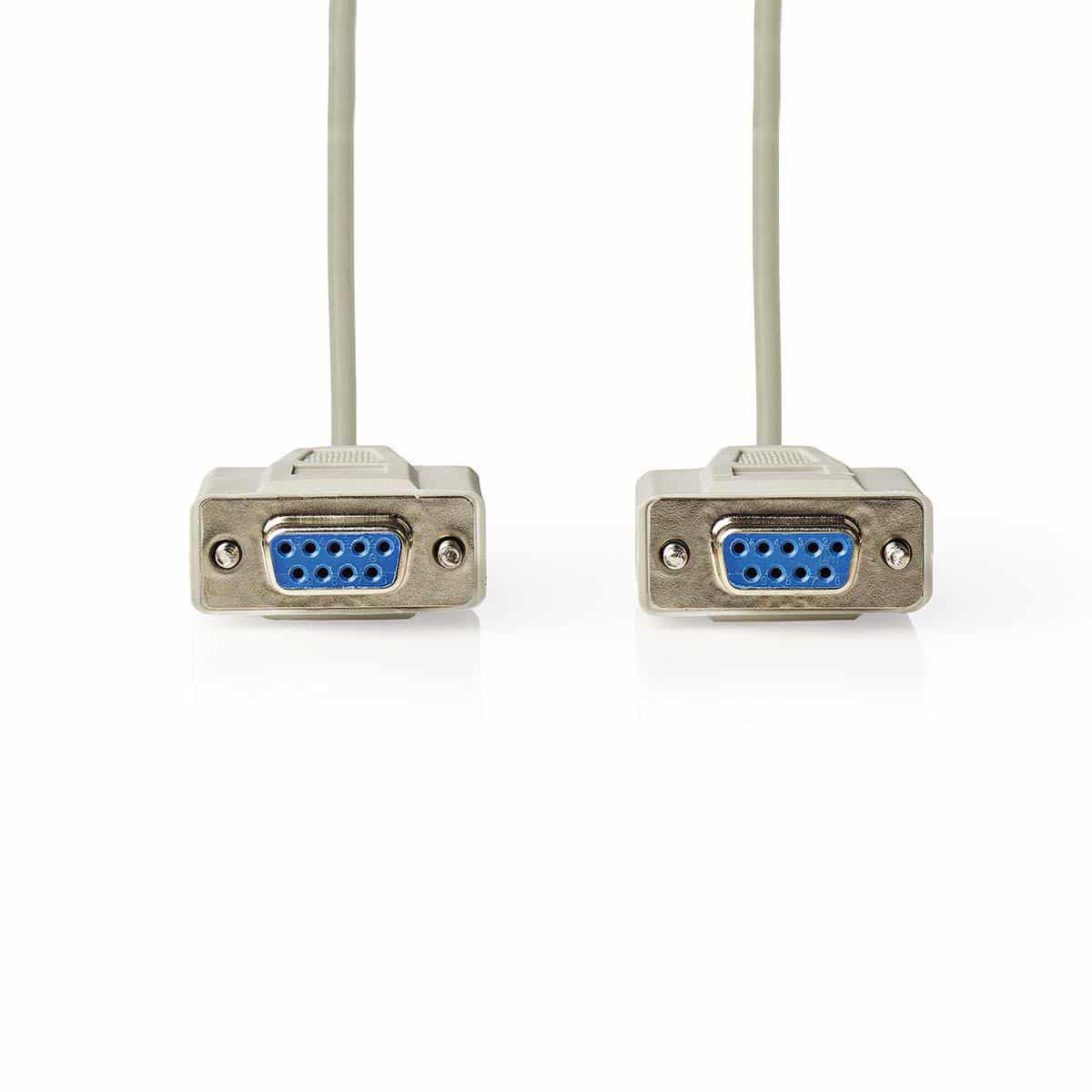 CCGP52057IV30.jpg Null Modem Cable D-Sub 9-pin Female - D-Sub 9-pin Female 3.0 m Ivory - Image 1