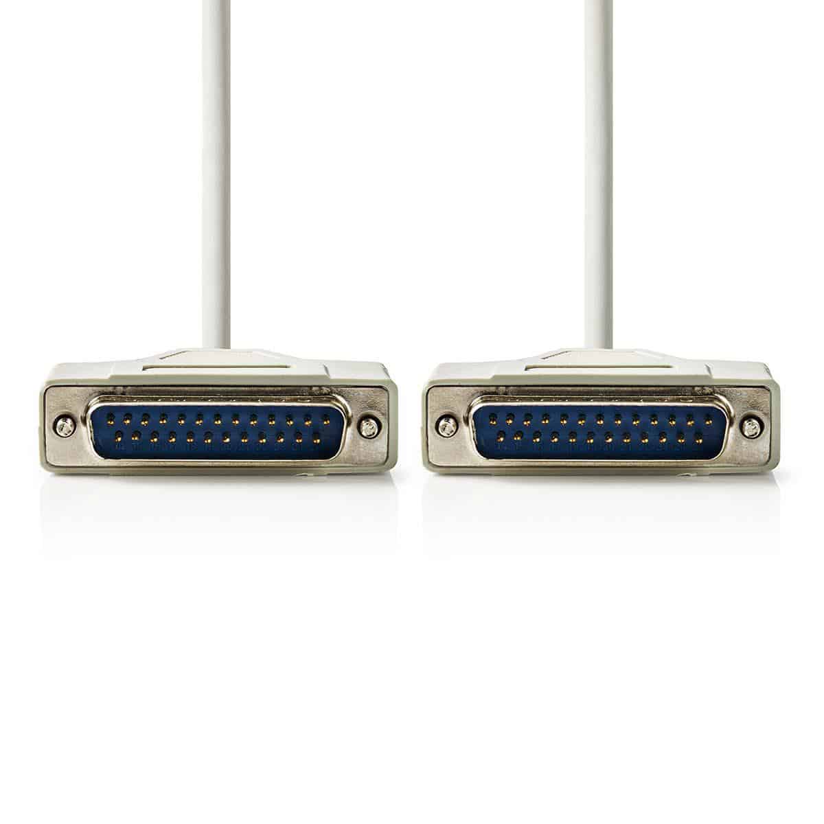 CCGP52100IV30.jpg Serial Cable D-Sub 25-pin Male - D-Sub 25-pin Male 3m Ivory - Image 1