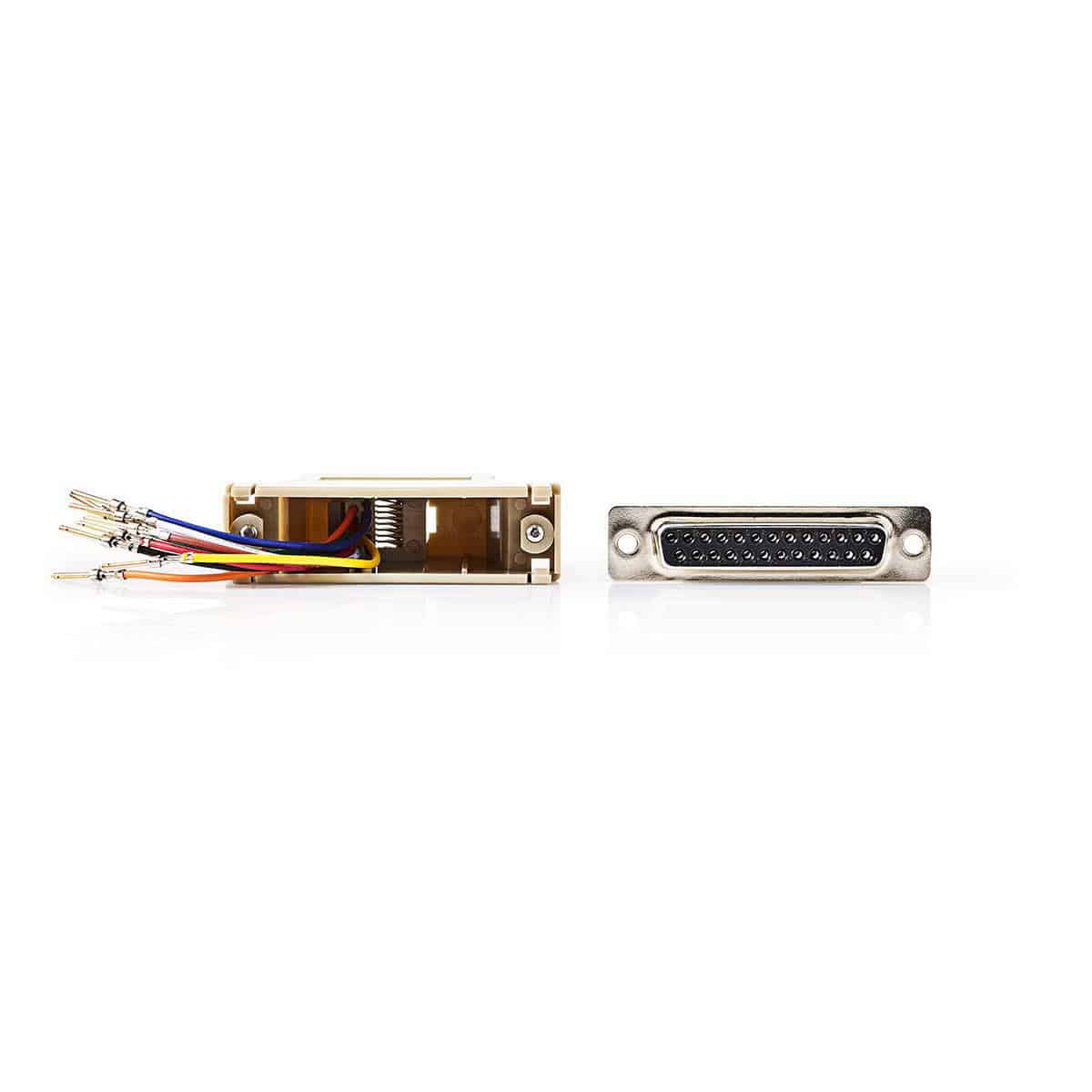 CCGP52822IV.jpg D-Sub Adapter D-Sub 25-Pin Male - RJ45 8P8C Female Ivory - Image 1