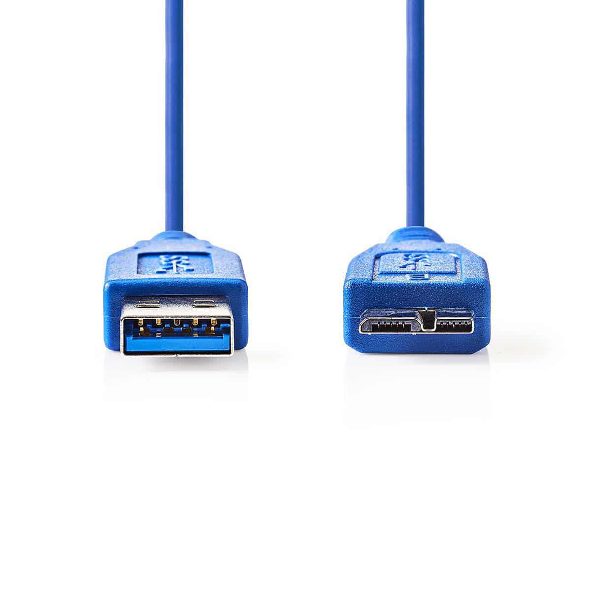 CCGP61500BU10.jpg USB 3.0 Cable A Male - Micro B Male 1.0m Blue - Image 1