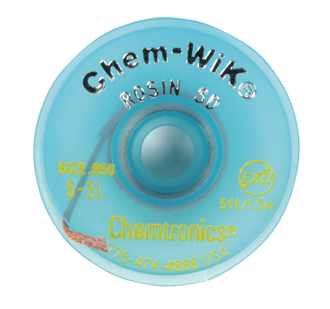 CHEM-WIKAA.jpg Desoldering Wick 1.27 mm x 1.5 m - Image 1