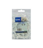 CHR-6MM Round Cable Clips, 6 mm, White - Image 3