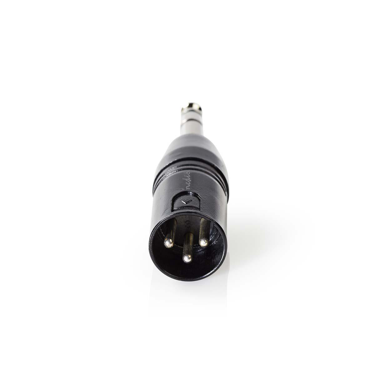 COTP15943BK.jpg XLR Adapter Stereo XLR 3-pin Male - 6.35 mm Male Black - Image 1