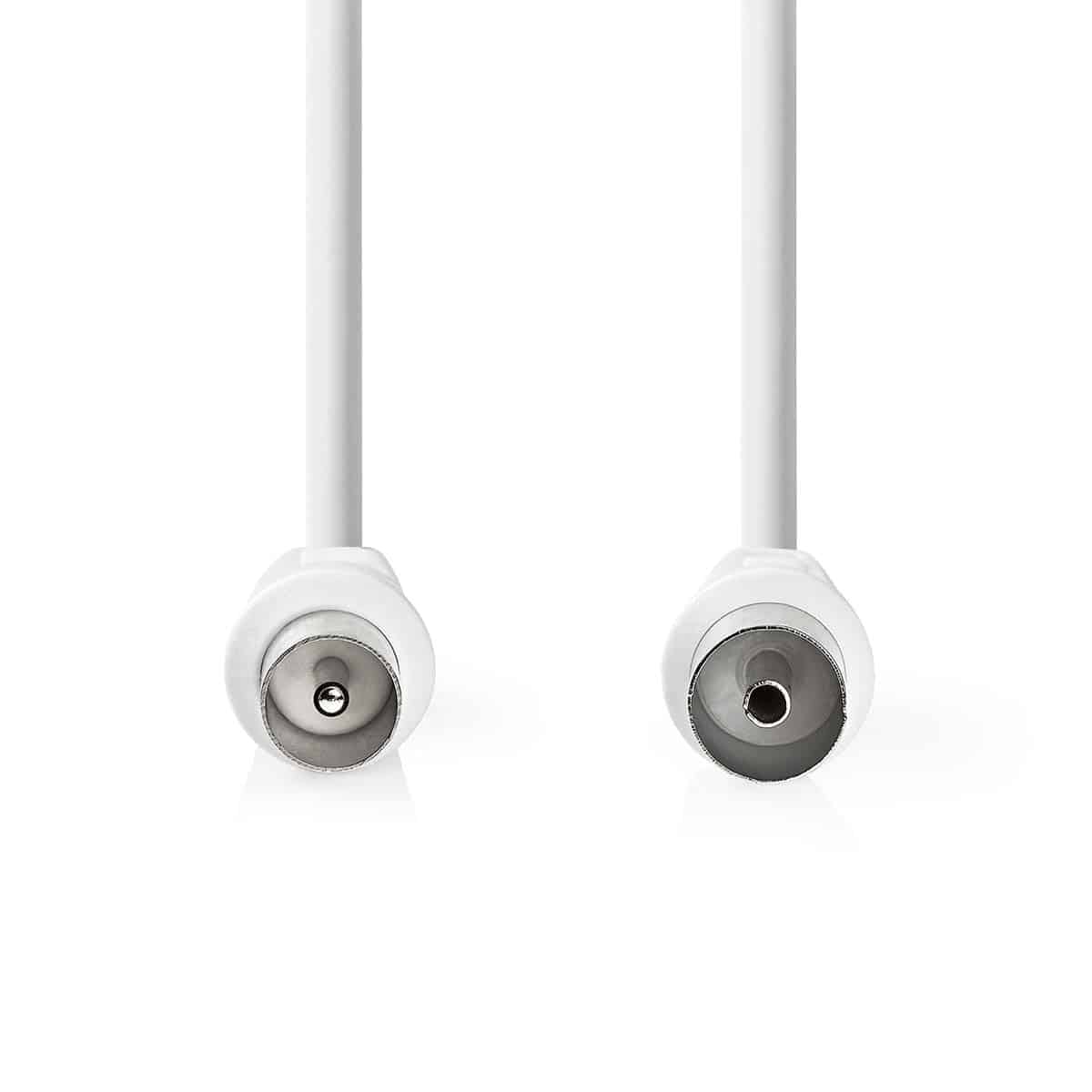 CSGB40000WT30.jpg Coax Cable 90dB IEC Coax Male - IEC Coax Female 3m White - Image 1