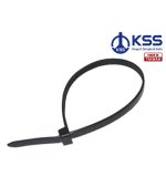 Cable Ties, 3.6 x 180 mm, Black, Pack of 100