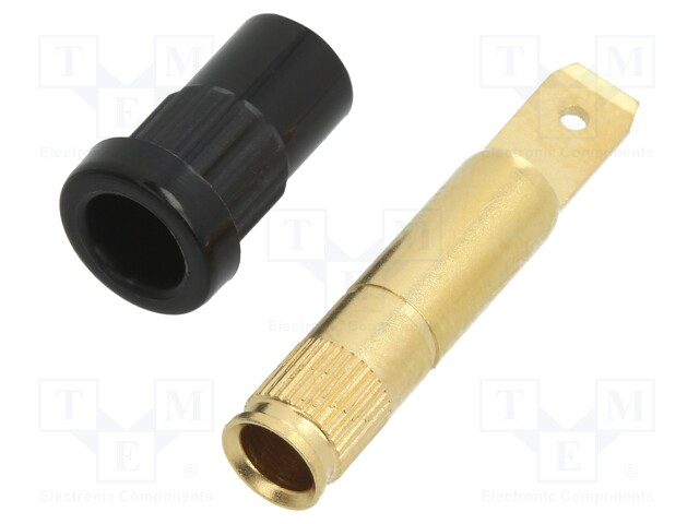 EB4-21X2.jpg BANANA SOCKET 4MM GOLD PLATED X2P - Image 1