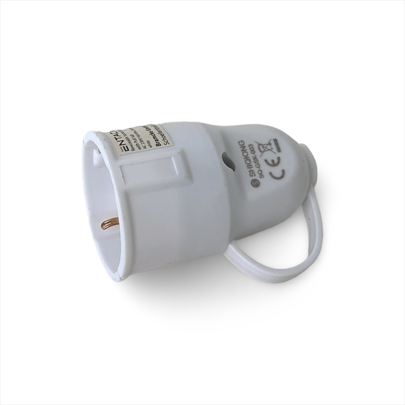 ERWS20G.jpg ENTAC ERWS20G Rewireable Earthed Socket With Pull Tab, IP20 - Image 1