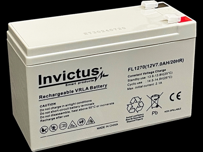 FL1270.jpg 12V 7AH RE-VRLA LEAD-ACID BATTERY - Image 1